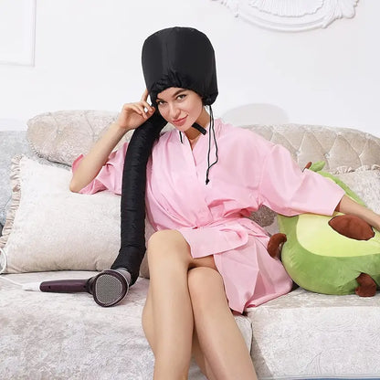 Soft Hooded Hair Dryer Attachment for Curly Hair Care