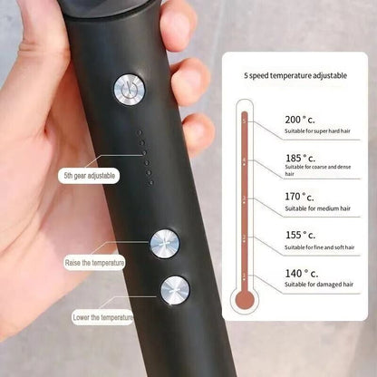 2-in-1 Hair Straightening Brush