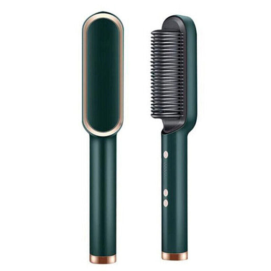 2-in-1 Hair Straightening Brush