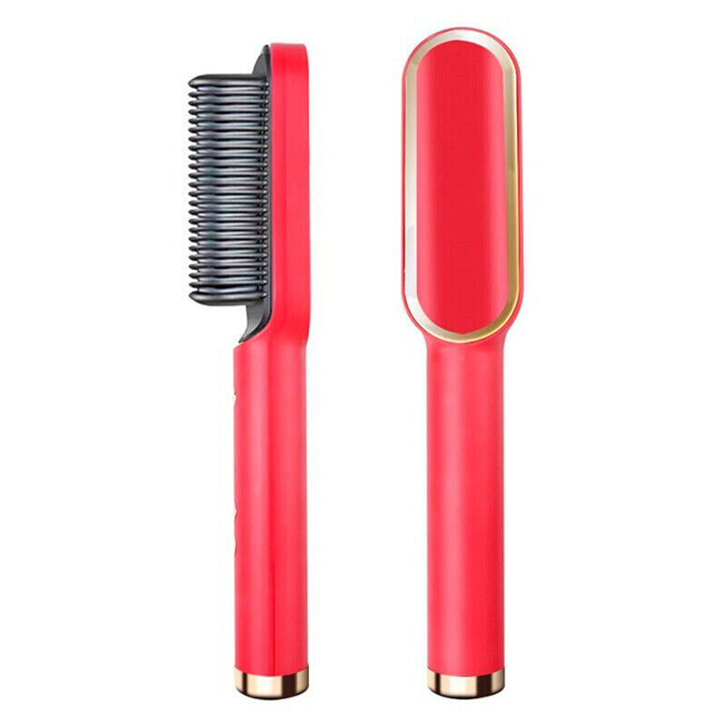 2-in-1 Hair Straightening Brush